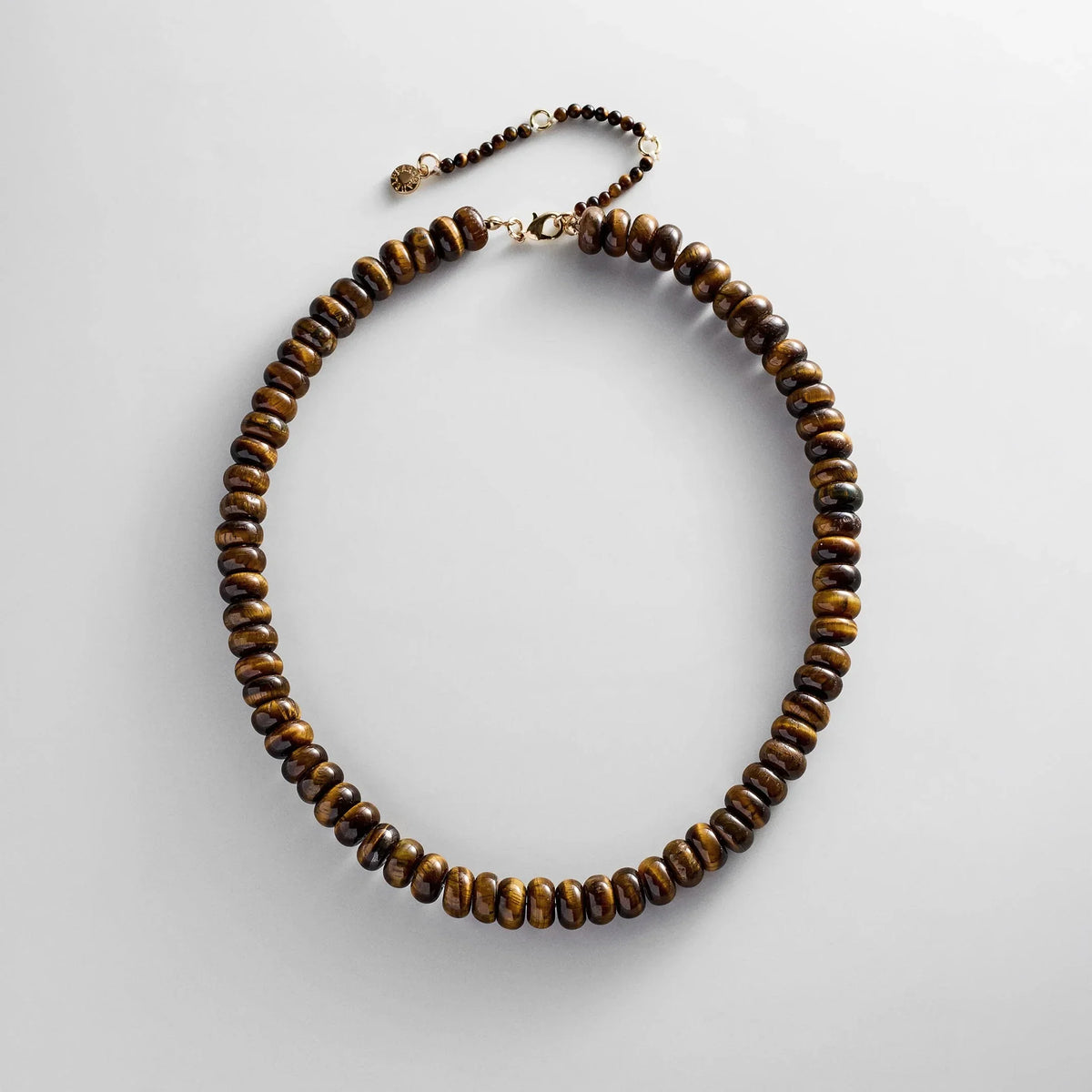 Joyce Semi-Precious Beaded Necklace - Tiger's Eye