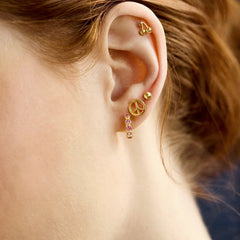 18K Gold Just For Fun Earrings - Cherry