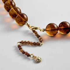 Mini Jane Beaded Necklace - Tiger's Eye