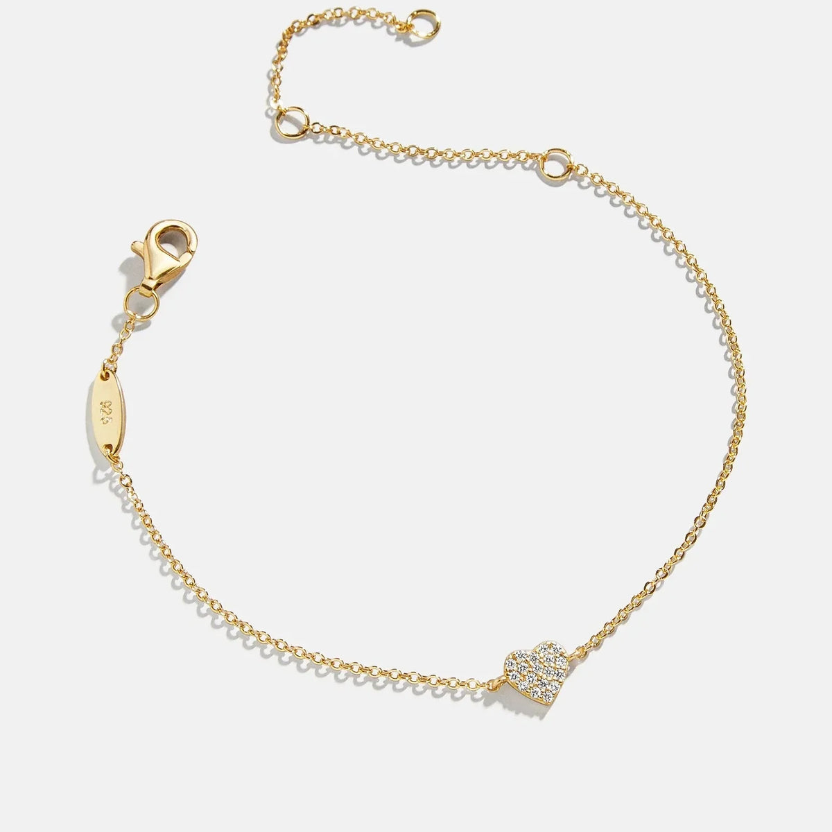 18K Gold Heart Bracelet - Heart