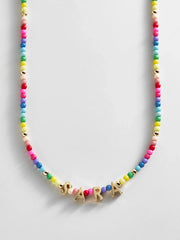 Bead Mine Kids’ Custom Name Necklace - Multi