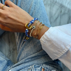 Amalie Evil Eye Tennis Bracelet - Single Evil Eye