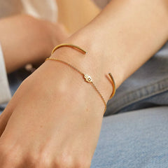 18K Gold Hamsa Bracelet - Hamsa