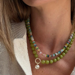 Amaris Semi-Precious Beaded Necklace - Multi
