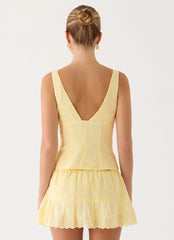 Aberley Skort - Yellow