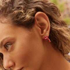 Bite Back Vampire Earrings