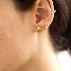 18K Gold Just For Fun Earrings - Pasta
