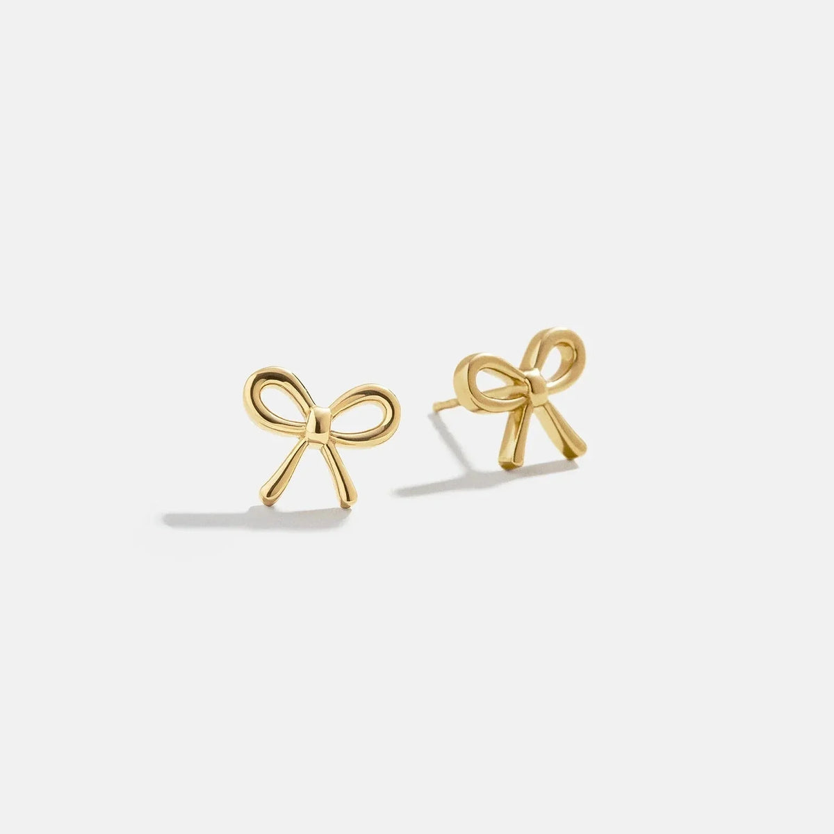 14K Gold Just For Fun Earrings - Bow