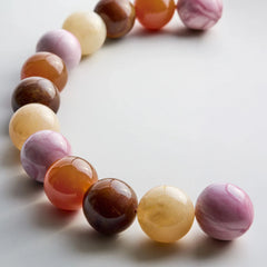 Jane Beaded Necklace - Brown Multi Bead