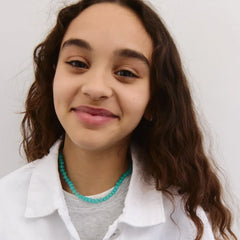 Bead-azzled Kids Necklace - Sky Blue