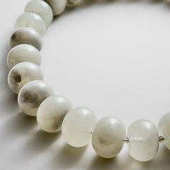Joan Semi-Precious Necklace - Gray Quartz