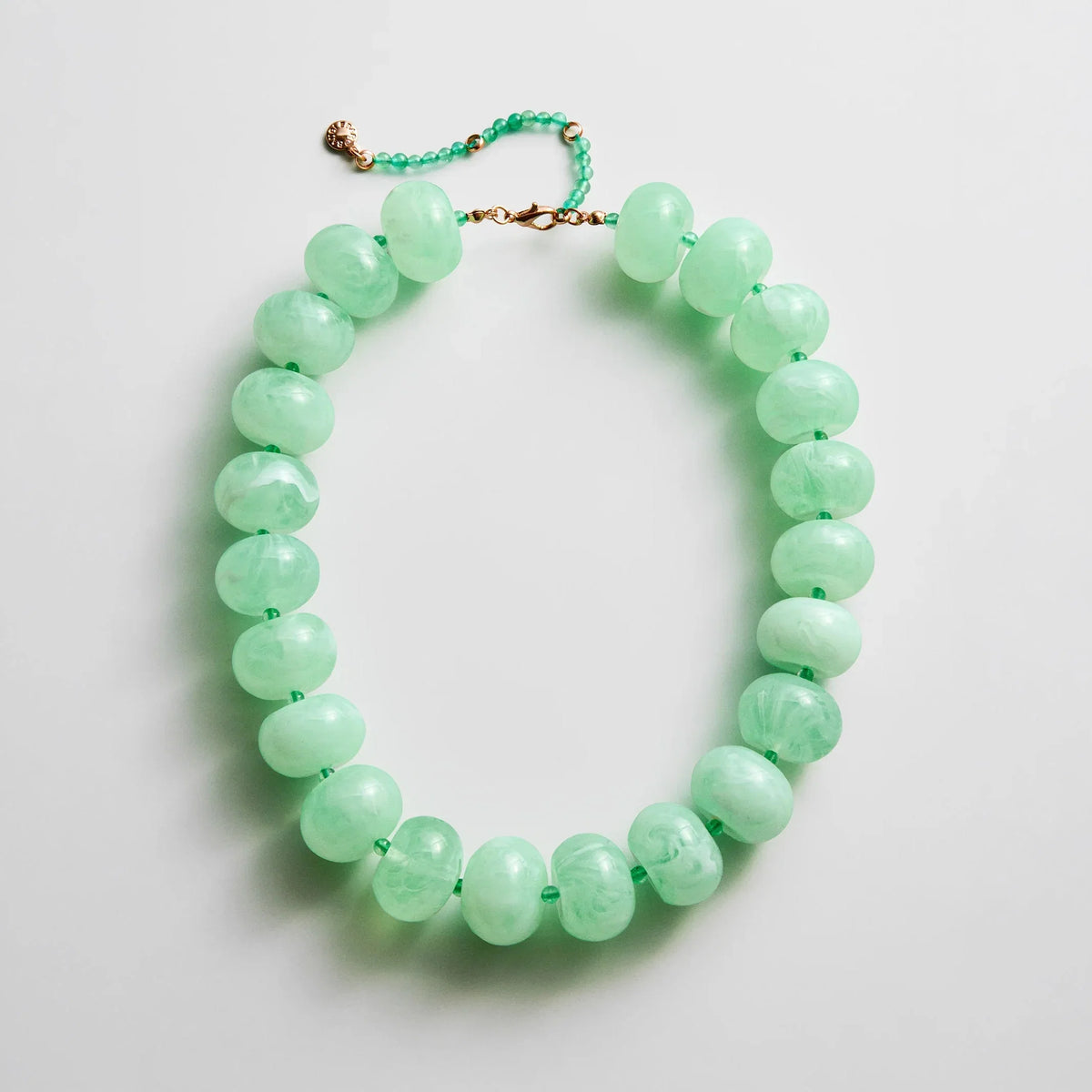 Joan Semi-Precious Necklace - Green Jade