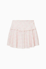 Vanina Bow Print Mini Active Skort
