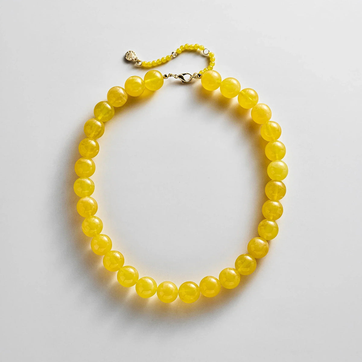 Mini Jane Beaded Necklace - Citrine