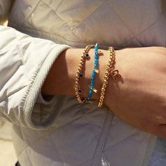 Birthstone Pisa Bracelet - Peridot