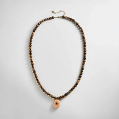 Janelle Semi-Precious Necklace - Tiger's Eye