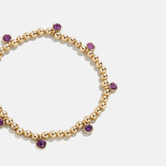 Birthstone Pisa Bracelet - Amethyst
