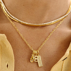 Birthstone Cluster Charm - Rose