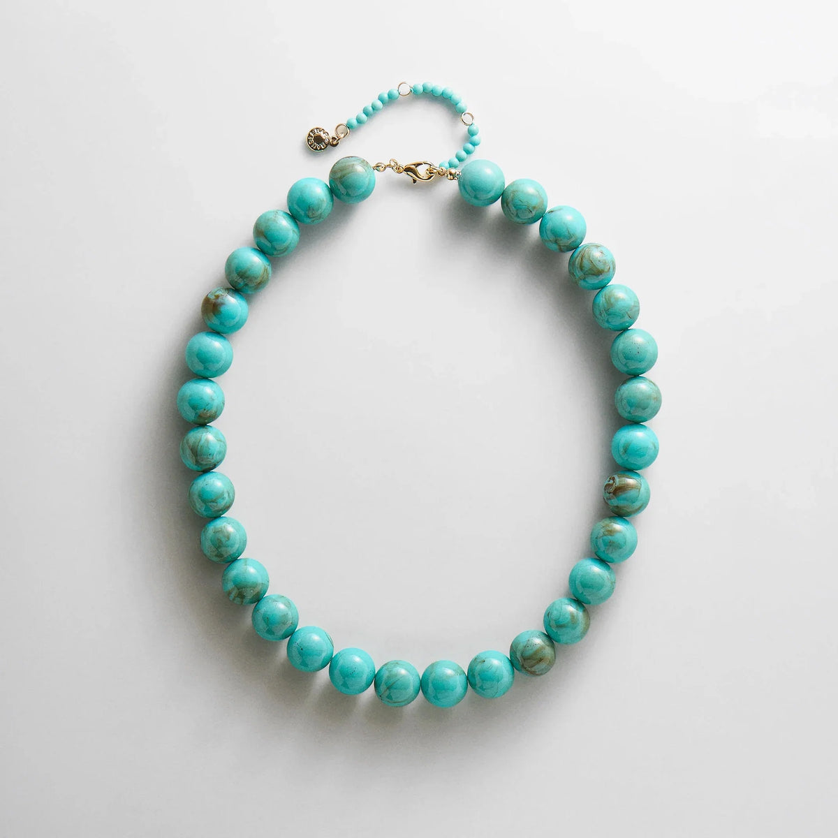 Mini Jane Beaded Necklace - Turquoise Bead