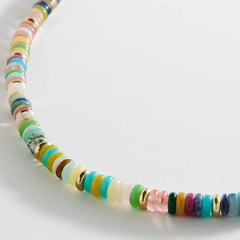 Amaris Semi-Precious Beaded Necklace - Multi