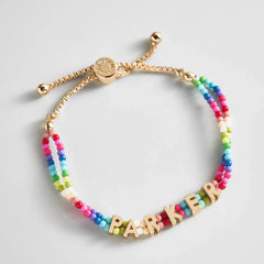 Bead Mine Kids’ Custom Name Bracelet - Multi