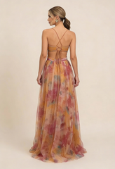 Angela Romantic Sleeveless Maxi Dress