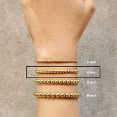 18K Gold Birthstone Pisa Bracelet - Crystal