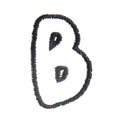 B - Bubble Letter