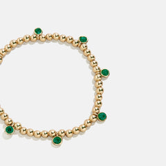 Birthstone Pisa Bracelet - Emerald