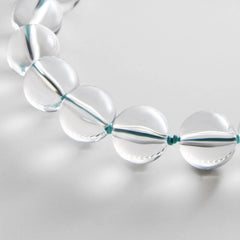 Jane Beaded Necklace - Clear/Turquoise