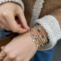 Birthstone Pisa Bracelet - Light Amethyst