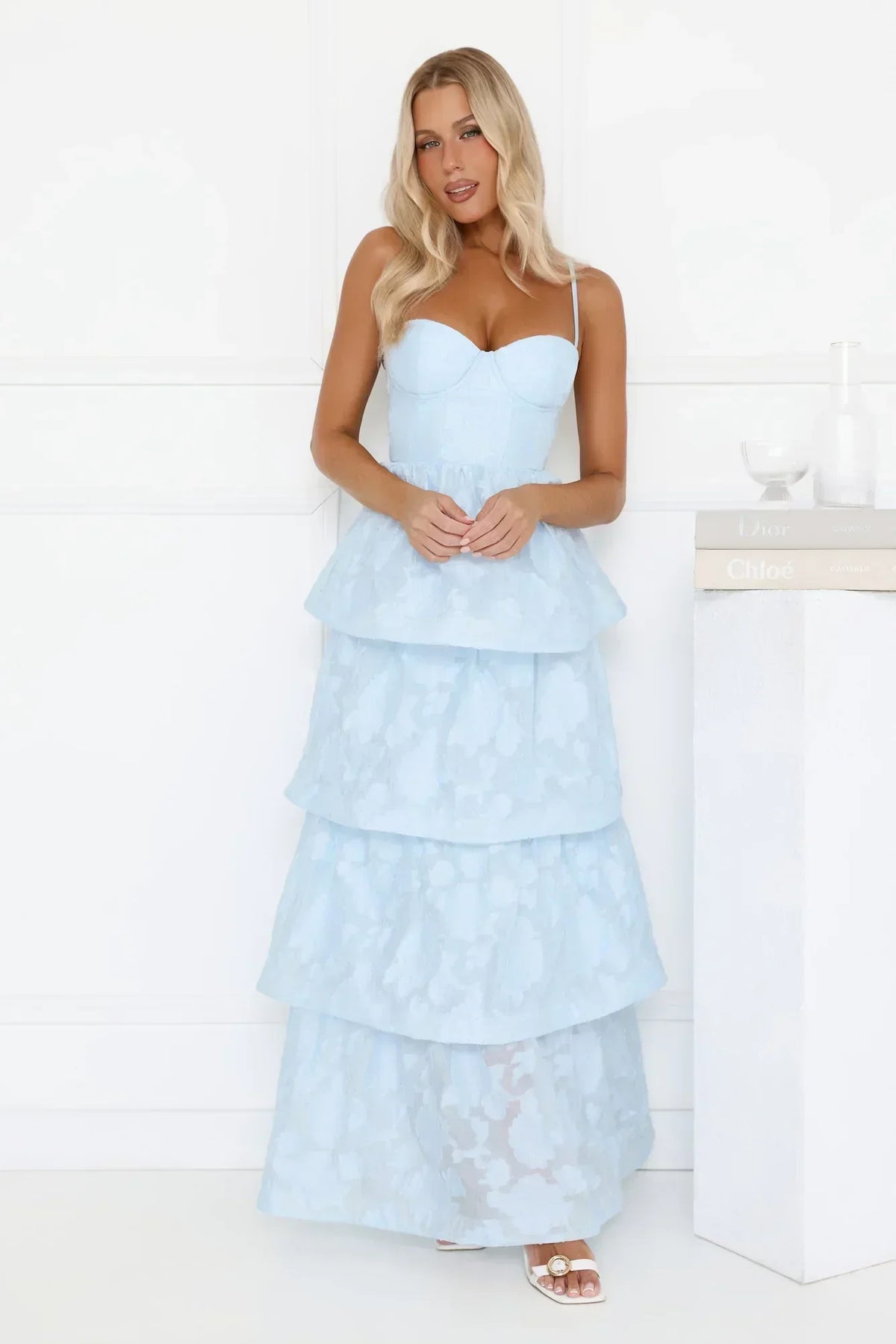 Elevated Desire Maxi Dress Blue