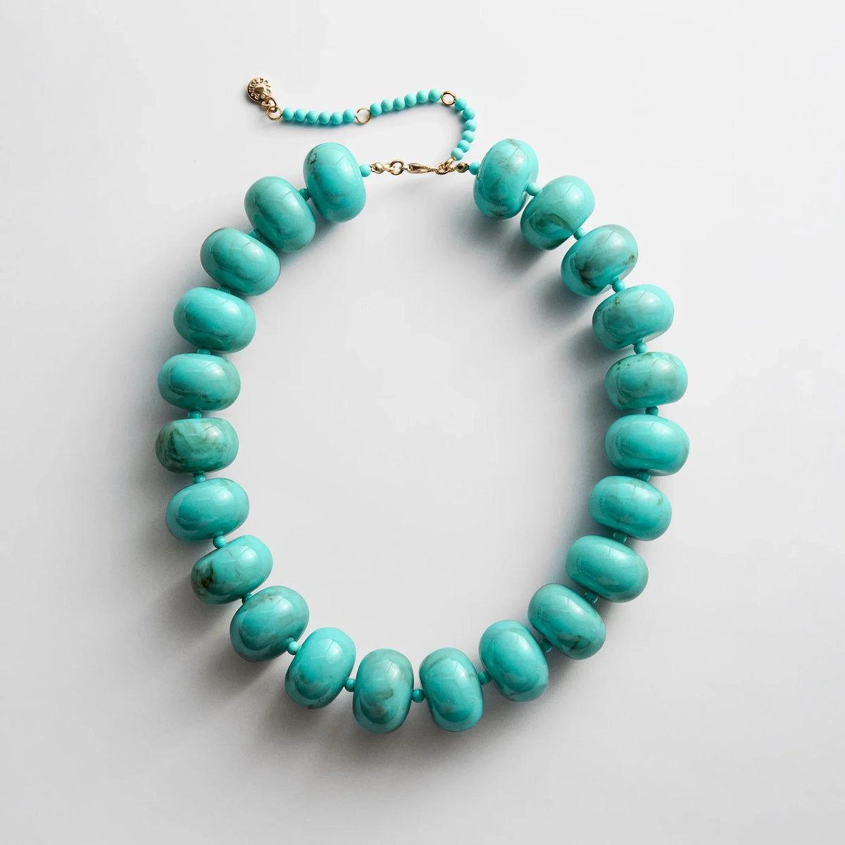 Joan Semi-Precious Necklace - Turquoise Bead