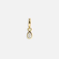 Birthstone Cluster Charm - Crystal