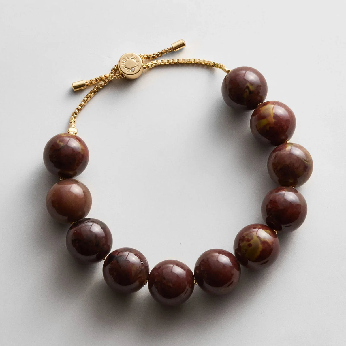 Jane Beaded Bracelet - Chocolate Brown Bead