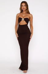 Chocolate Muse Maxi Dress