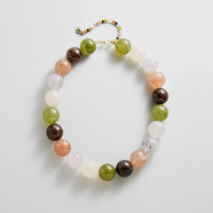 Jane Beaded Necklace - Earth Tones