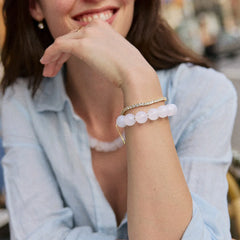 Jane Beaded Bracelet - Ivory Bead