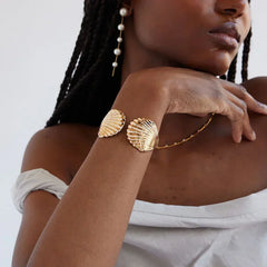 Blair Pearl Earrings - Gold/Pearl