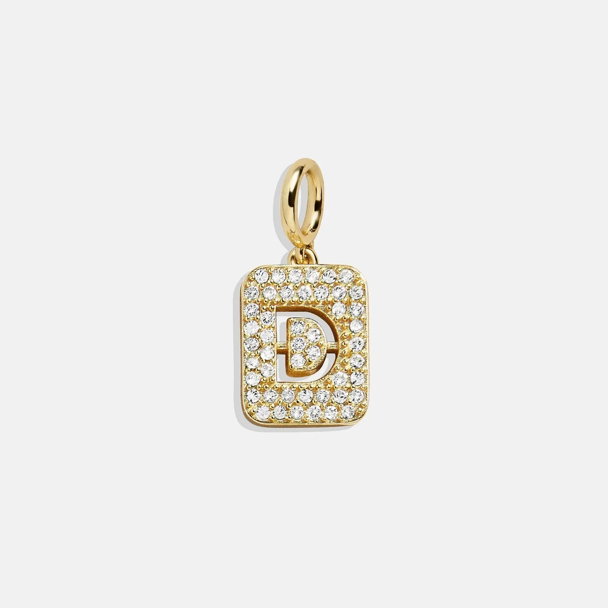 Block Pavé Initial Cluster Charm - D