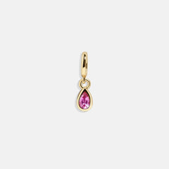 Birthstone Cluster Charm - Rose