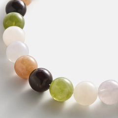 Jane Beaded Necklace - Earth Tones