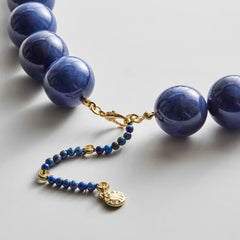 Jane Beaded Necklace - Lapis