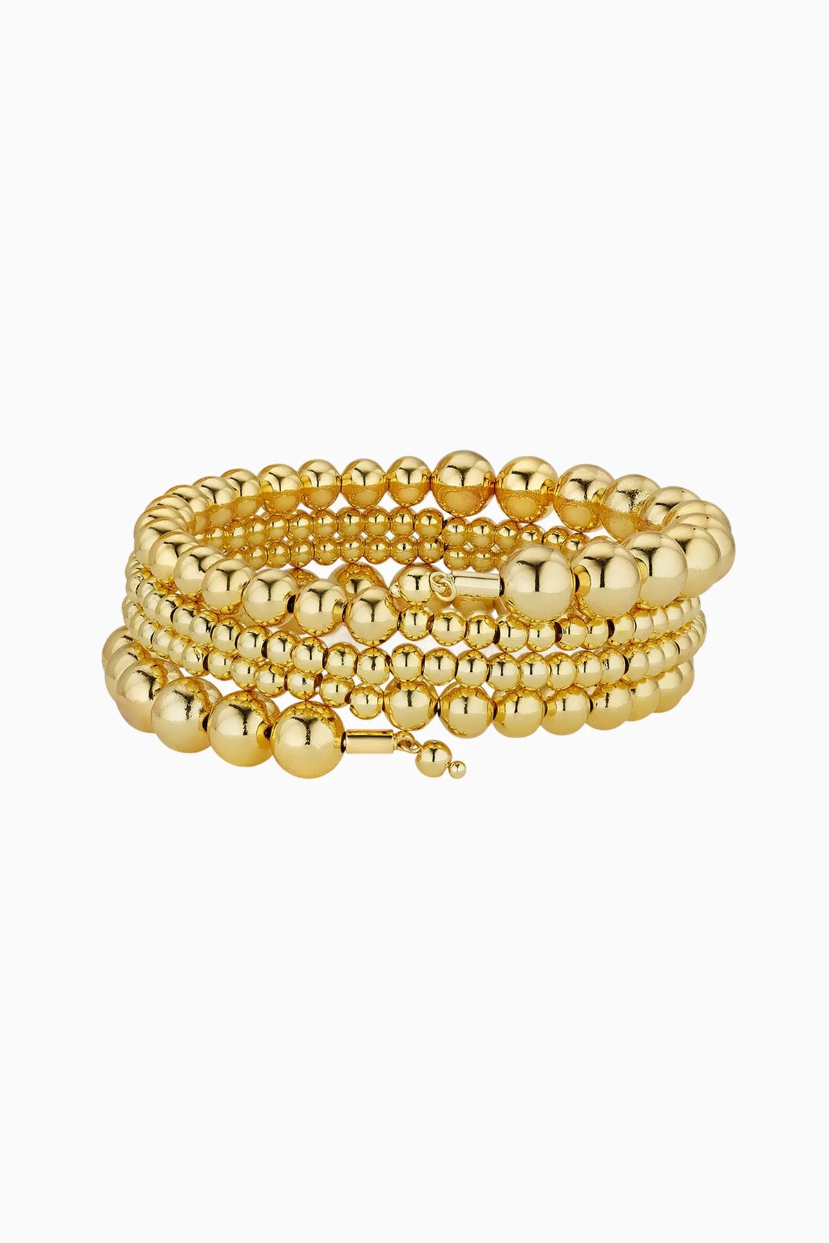 Jennifer Miller 14k Gold Beaded Bracelet