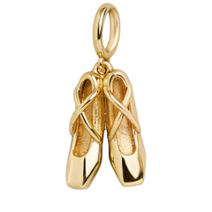 Ballet Slipper Cluster Charm